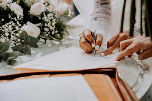 Rédaction d'un contrat de mariage
