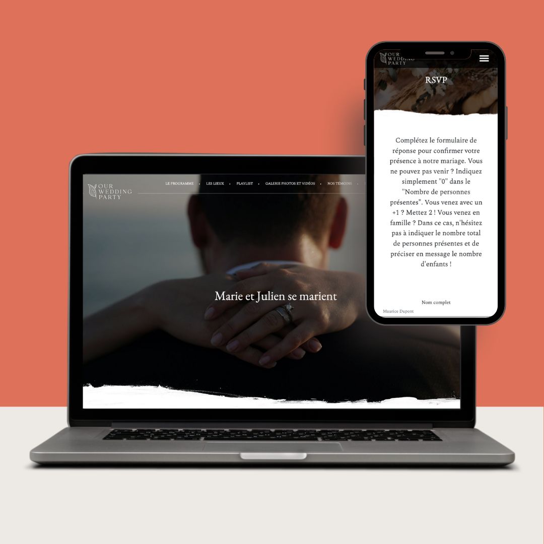 Formule Célébration pour Wedding Planner sur ordinateur et mobile
