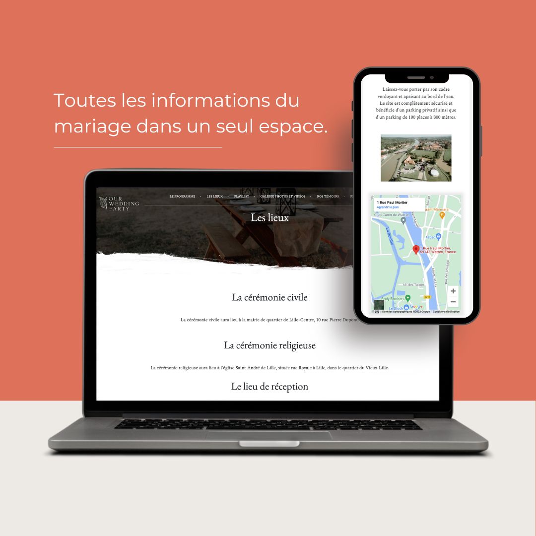 Formule Célébration pour Wedding Planner sur ordinateur et mobile