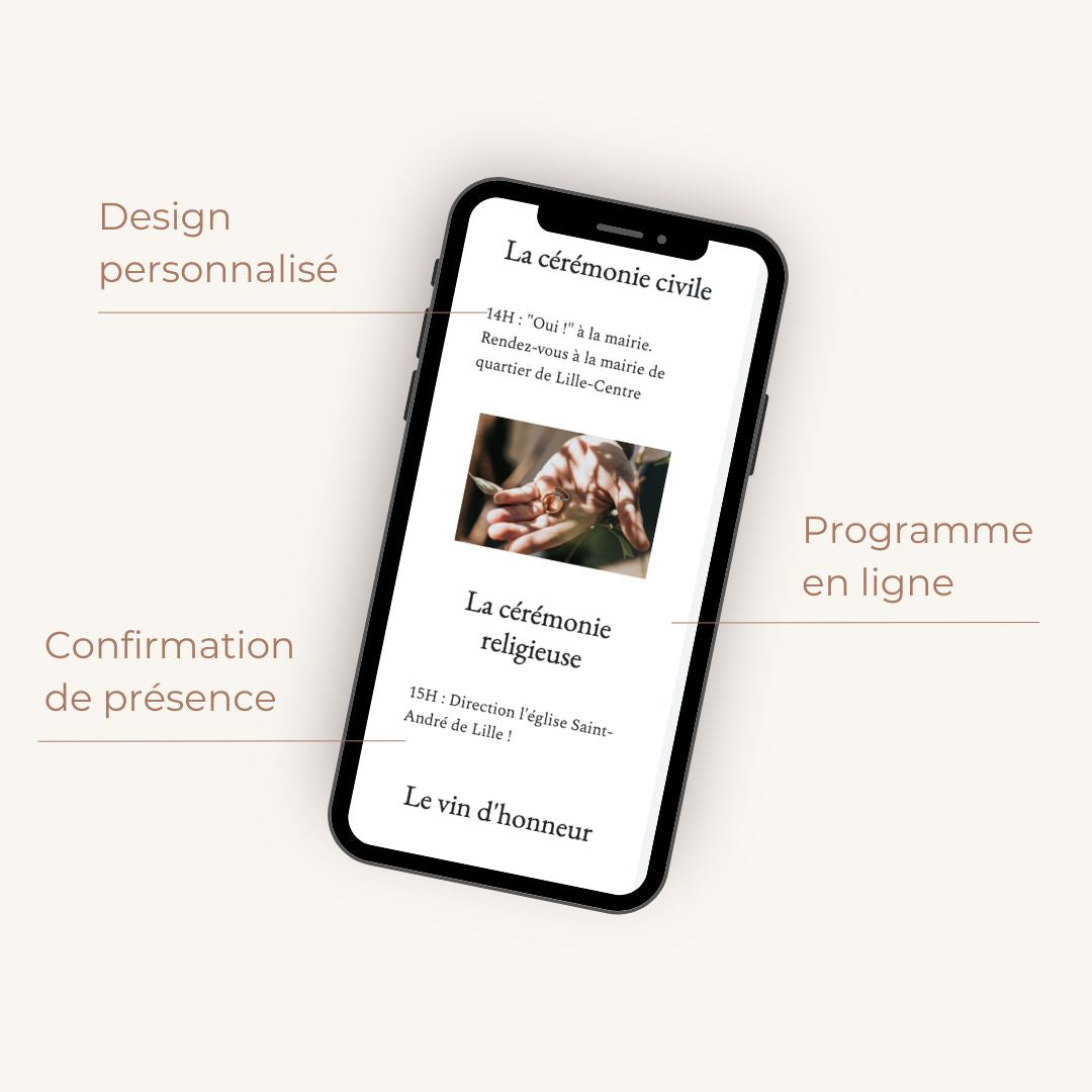 Formule Célébration pour Wedding Planner mobile