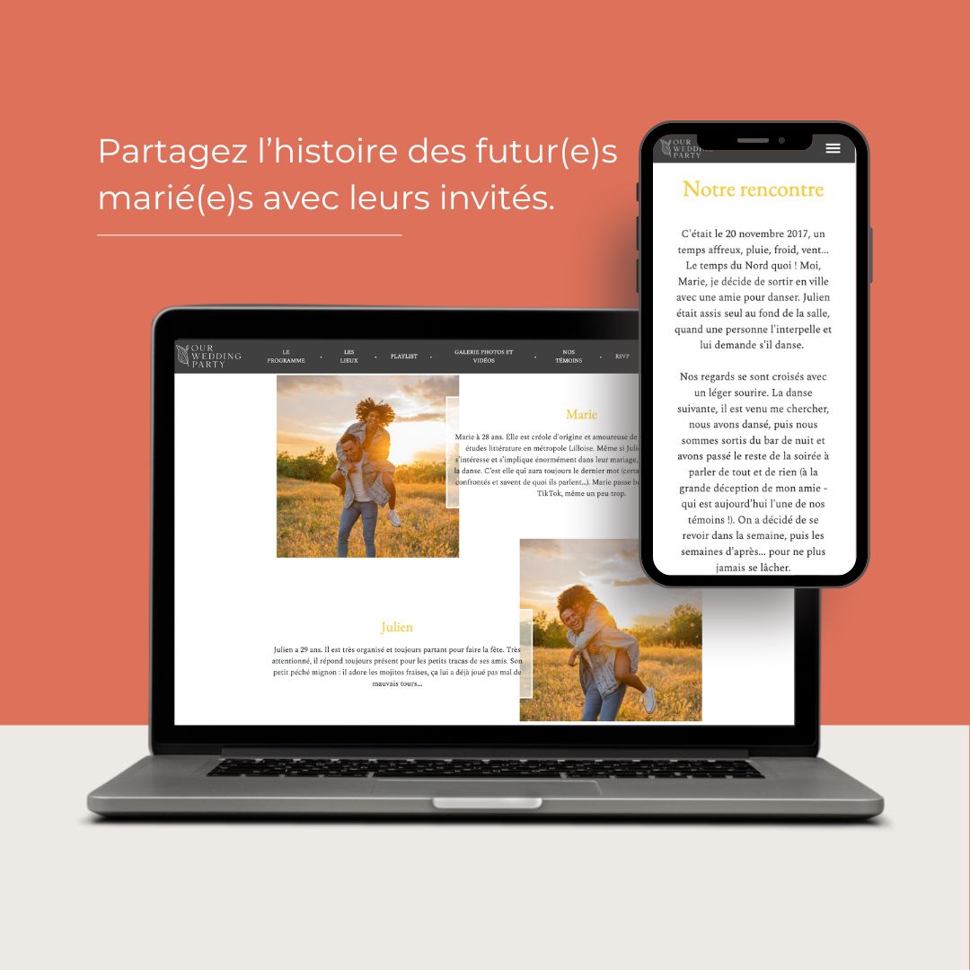 Formule Célébration pour Wedding Planner sur ordinateur et mobile